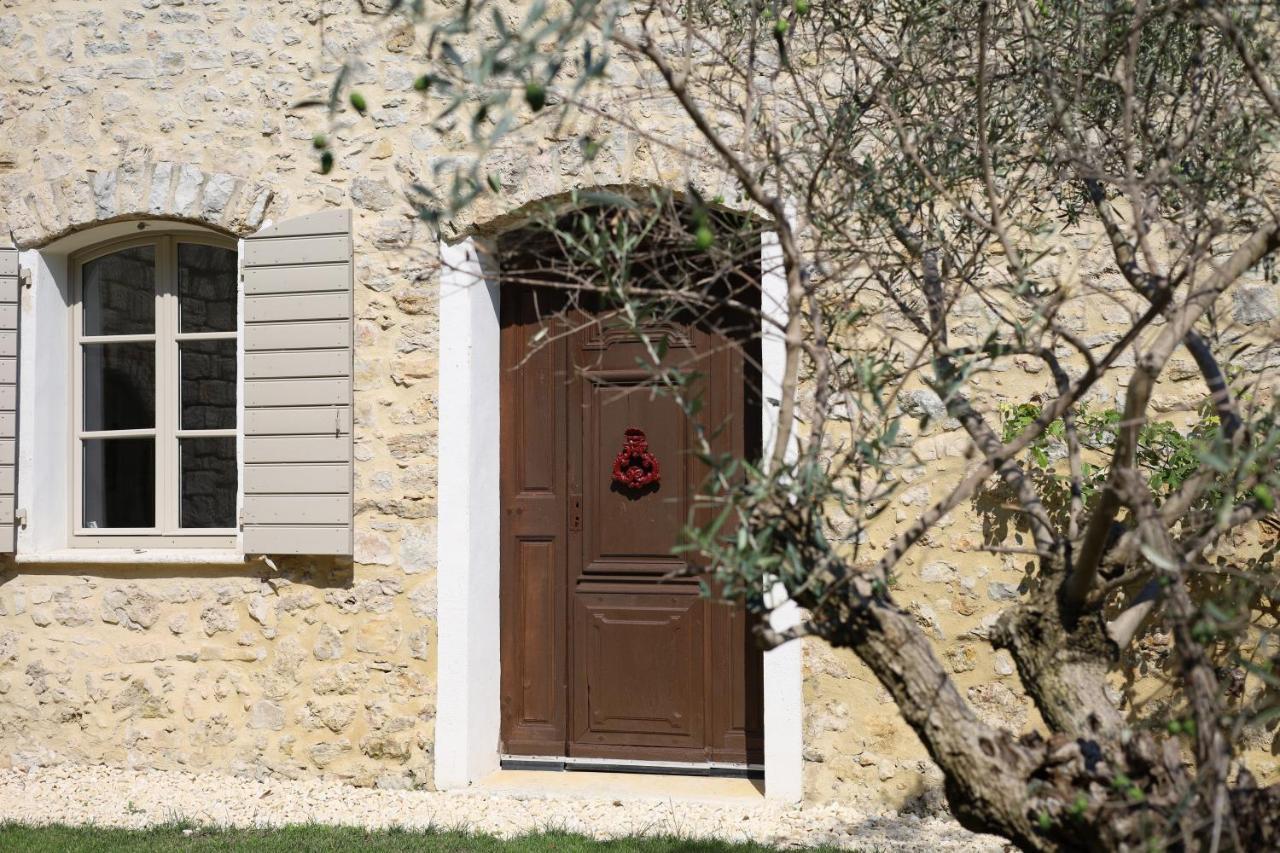 L'Elegante Bastide En Pierre Avec Vue Sur Le Vieux Village De Mougins Buitenkant foto